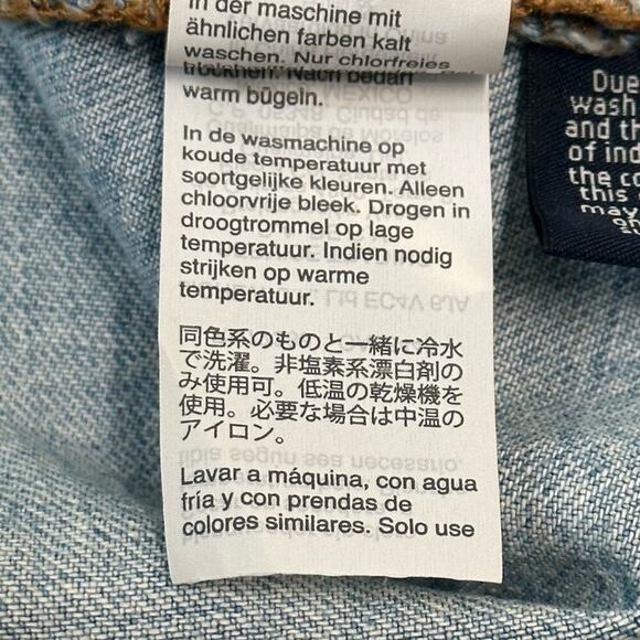 EUC | Madewell | Distressed Denim Skirt | Blue | Size 30 - Picture 8 of 12